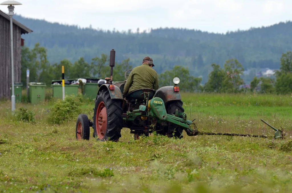 making your own hay - sickle bar mower